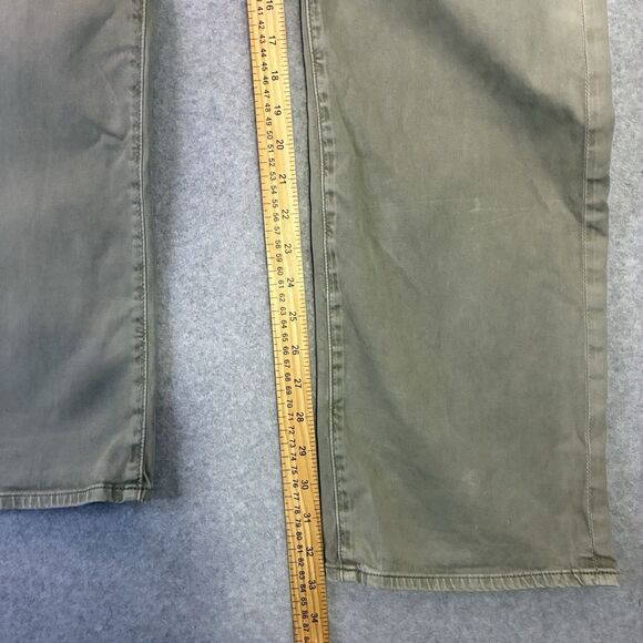 AG Adriano Goldschmied Protege Straight Leg Jeans Men’s 36x34 Olive Green - Picture 3 of 8